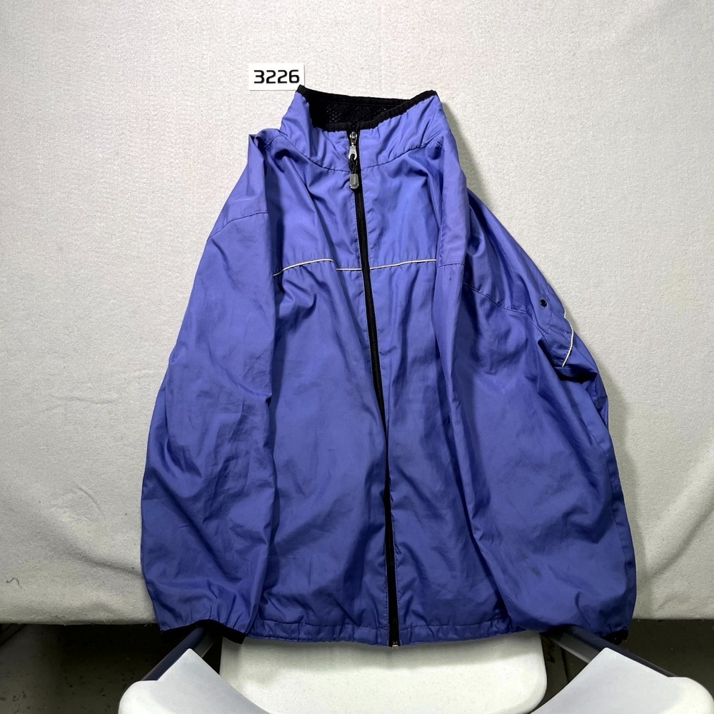 ProSpirit Jacket Mens XL Blue Full Zip Mesh Lined Water Repellent Windbreaker